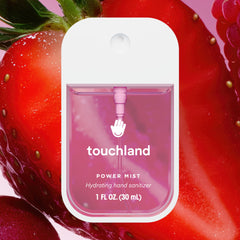 Scent notes of berries and violet petals in Touchland Berry Bliss.