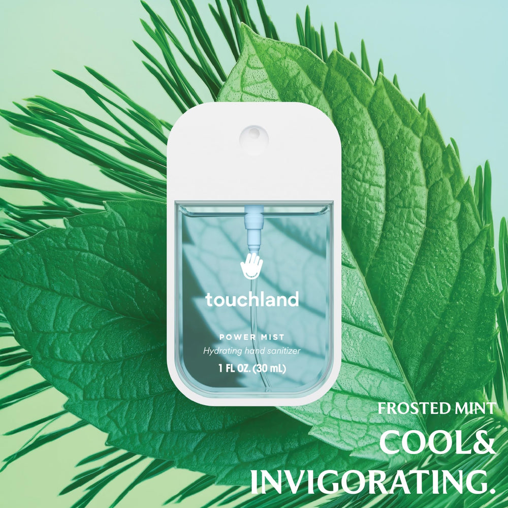 Touchland Fresh Trio packaging displays travel-friendly set for easy organization.