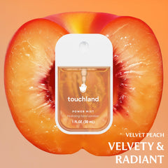 Touchland Juicy Trio travel packaging showing compact 1 oz size for travel.