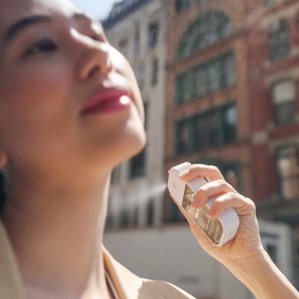 Touchland compact bottle design supports easy stacking and travel routines.