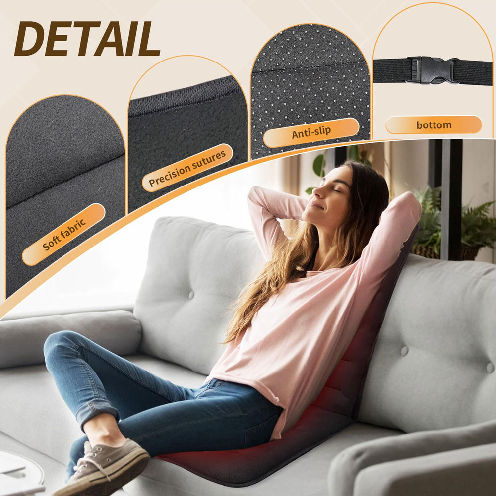 TOYALI cushion bottom with anti-slip texture helps it stay in place.