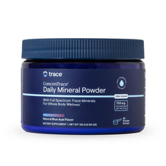 Trace Minerals ConcenTrace daily mineral powder tub front for easy remineralization