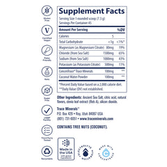 Trace Minerals ZeroLyte watermelon flavor canister for daily hydration at home.