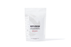 Tranont Replenish mushroom complex tub front view, convenient wellness support in your daily routine.