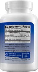 Transfer Point Beta 1,3D Glucan capsules arranged for easy dosing