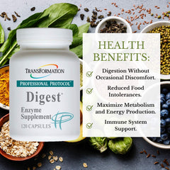 TRANSFORMATION Genesis capsules shown for enzyme support during digestion