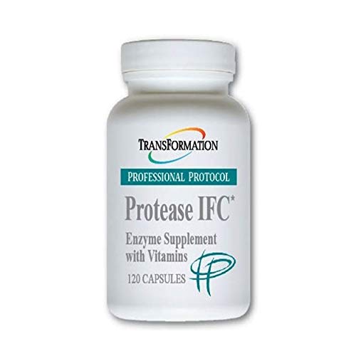 TRANSFORMATION Genesis Enzyme Protease IFC bottle for daily protein digestion support.