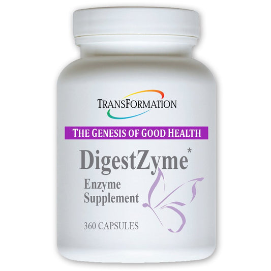 TRANSFORMATION Genesis for Kids bottle pour–gentle enzymes that may support digestion.