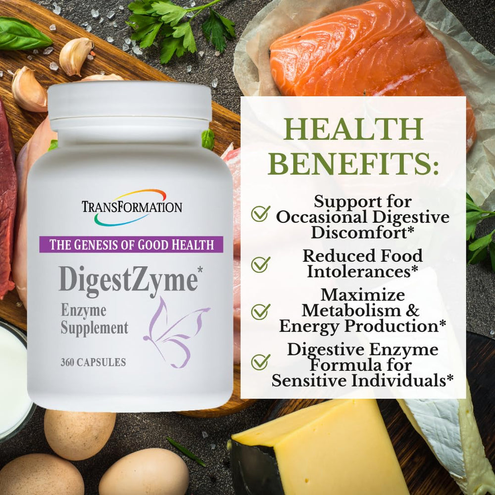 TRANSFORMATION DigestZyme capsule closeup–easy daily support for kids.