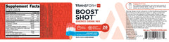 TransformHQ bottle on desk setup ready for on-the-go energy