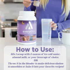 TransformHQ Nighttime Shake in a cup offers a convenient nightly protein option