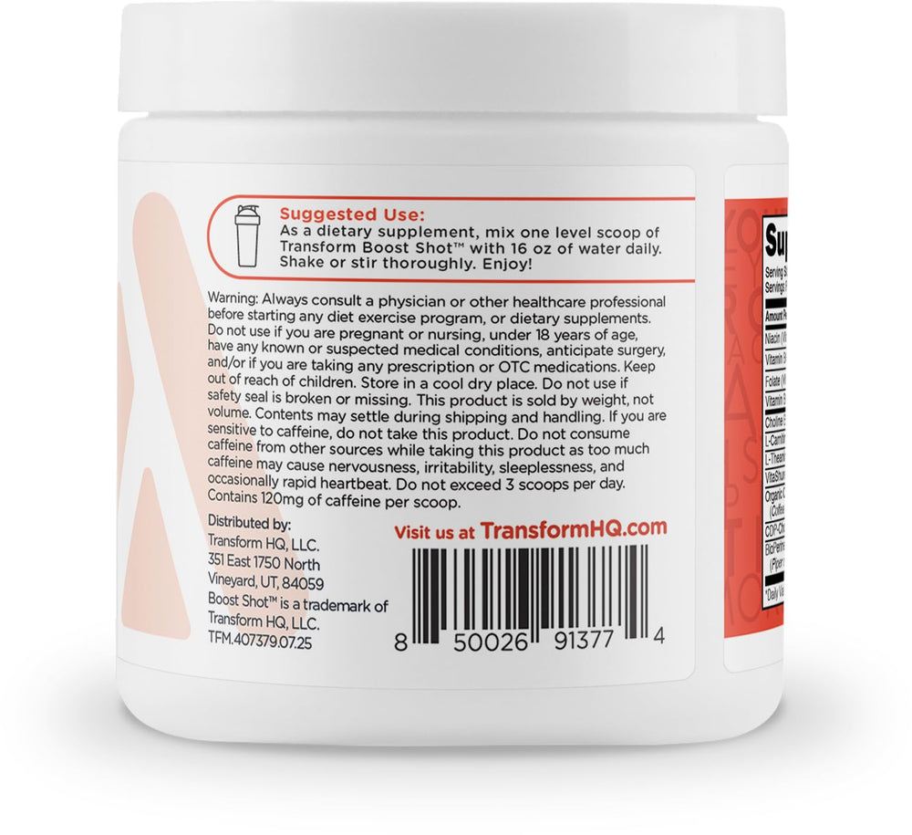 TransformHQ Rocket Pop mixed drink in glass delivers smooth, jitters-free energy