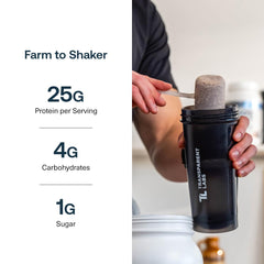 Transparent Labs beef isolate in glass demonstrates clean, fast-digesting post-workout fuel