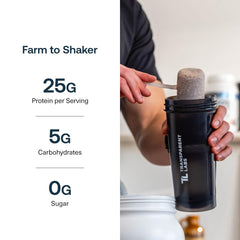 Transparent Labs Beef Isolate packaging front communicates 30 servings and clean ingredients
