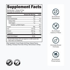 Transparent Labs collagen peptides powder chocolate mixing in liquid demonstrates easy, smooth blending.