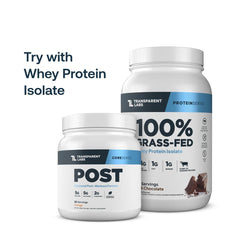 Nutrition label close-up emphasizes third-party tested purity.
