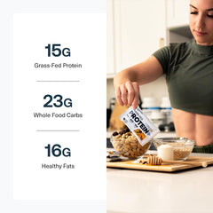 Transparent Labs Protein+ Bar with peanut butter chocolate chip flavor
