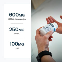 Transparent Labs Vitality quercetin close-up for antioxidant support.