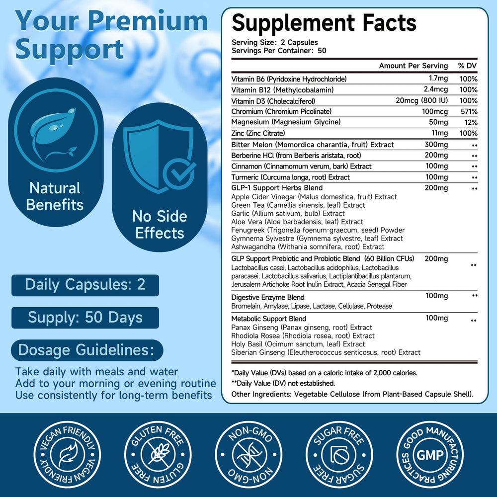 Trawecual GLP-1 bottle on a counter suggesting daily dosing routine