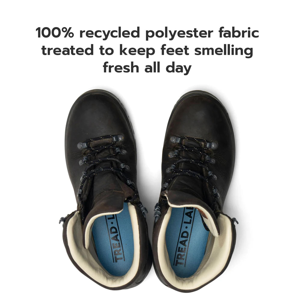 Tread Labs Pace insoles replaceable top cover for hygiene and freshness.