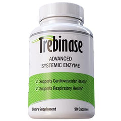 Trebinase capsules being dispensed, showcasing daily dose convenience.