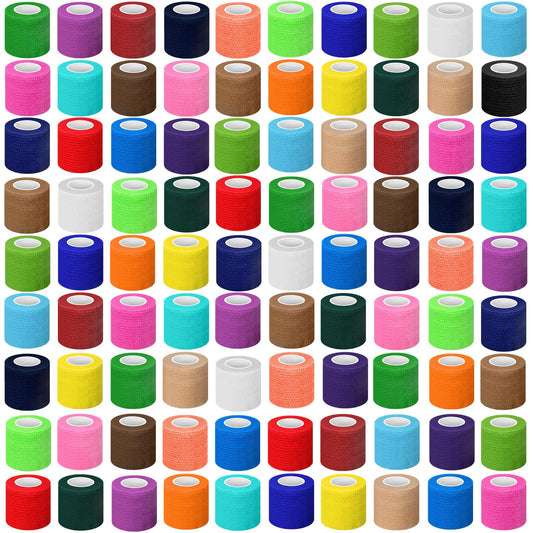 Treela self-adhesive bandage wrap 2in x 5yd pack, versatile daily use.