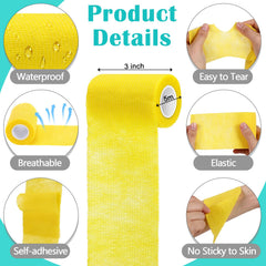Treela bandage wrap black roll provides durable, breathable protection during activity.