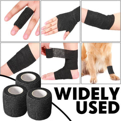 Treela bandage wrap applied to ankle for gentle compression.