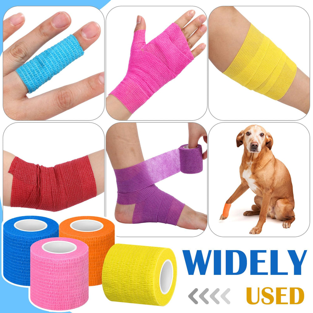 Treela bandage wrap being torn by hand, easy to apply without scissors.