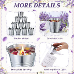 Treela candle with dried flowers adds natural decor and soft aroma.