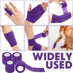 Treela elastic athletic tape applied to the knee for comfortable protection.