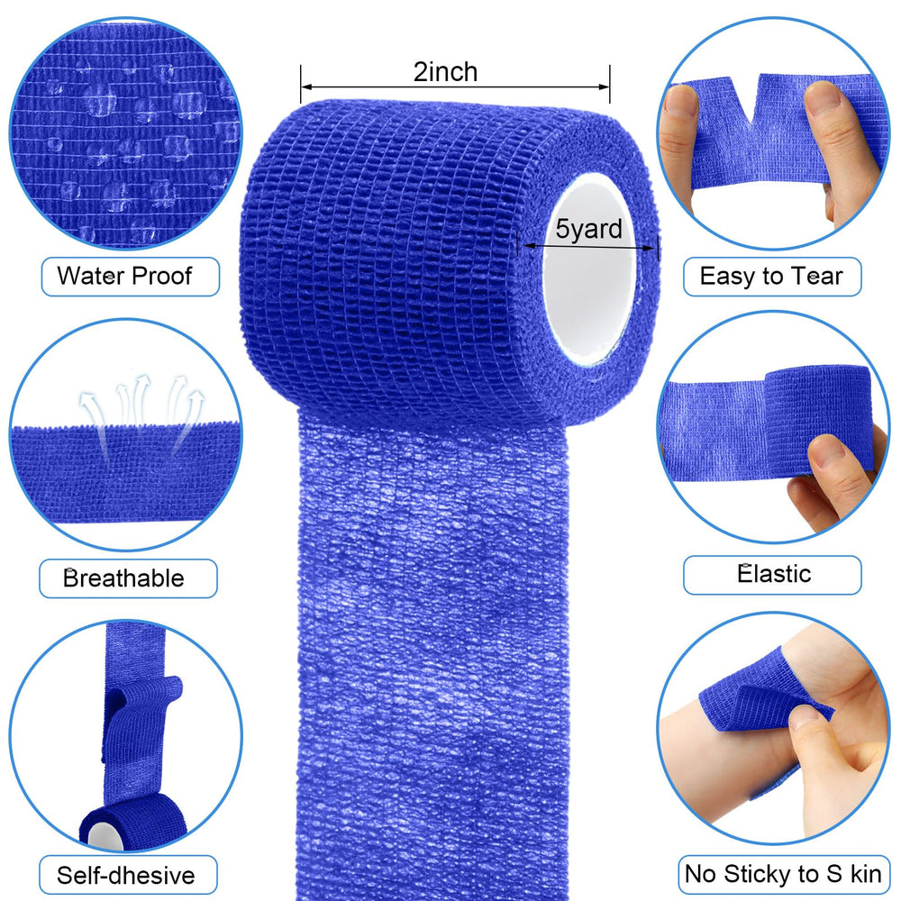 Treela cohesive bandage applied to ankle for stable, flexible compression.