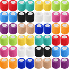 Treela self-adherent wrap around a wrist for snug joint support.