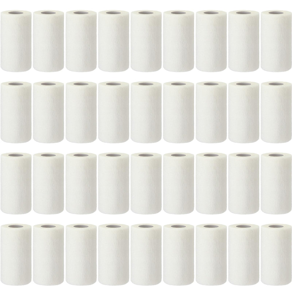 Treela self-adhesive bandage 4in x 5yd white wrap for secure support