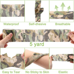 Treela self-adhesive wrap for secure wrist support without clips