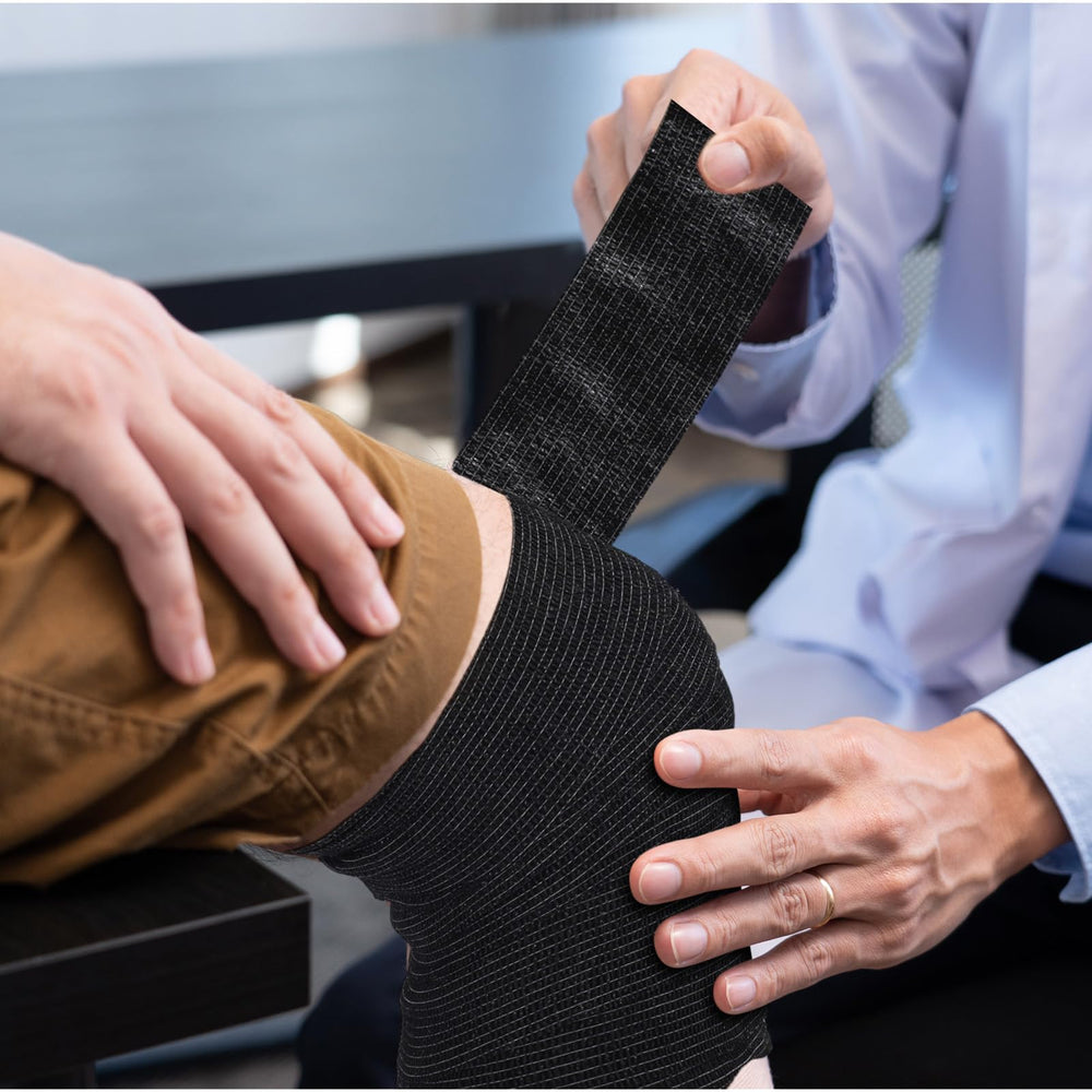 Treela athletic wrap supports sports or training sessions with a flexible, comfortable fit.