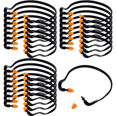TrelaCo 96pcs banded ear plugs shown for shooting-range use and noise reduction.
