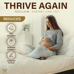 Tribal Harvest ingredients-chart detailing key nutrients like Vitamin A and B12.