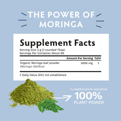 TRIBE ORGANICS Moringa Powder aids joint comfort and mobility