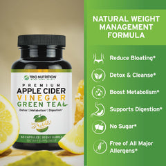 TRIO NUTRITION immune-support scene suggests balanced gut health.