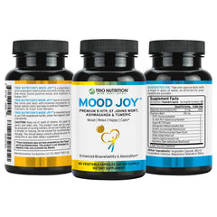 TRIO NUTRITION Ashwagandha in Mood Joy supports calm focus.
