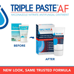 Two-tube pack of Triple Paste AF for convenient gym and home use.
