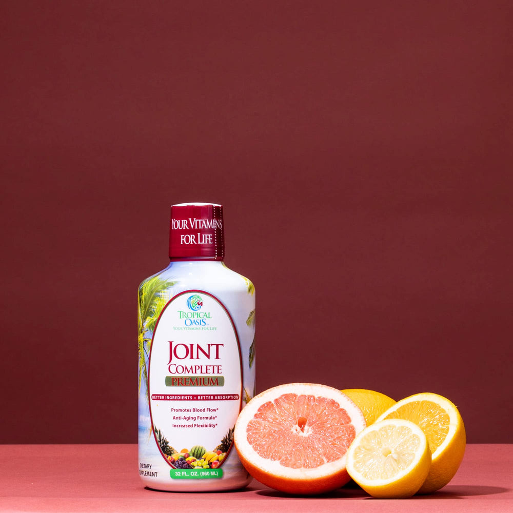Tropical Oasis Hyaluronic Acid liquid provides natural joint lubrication