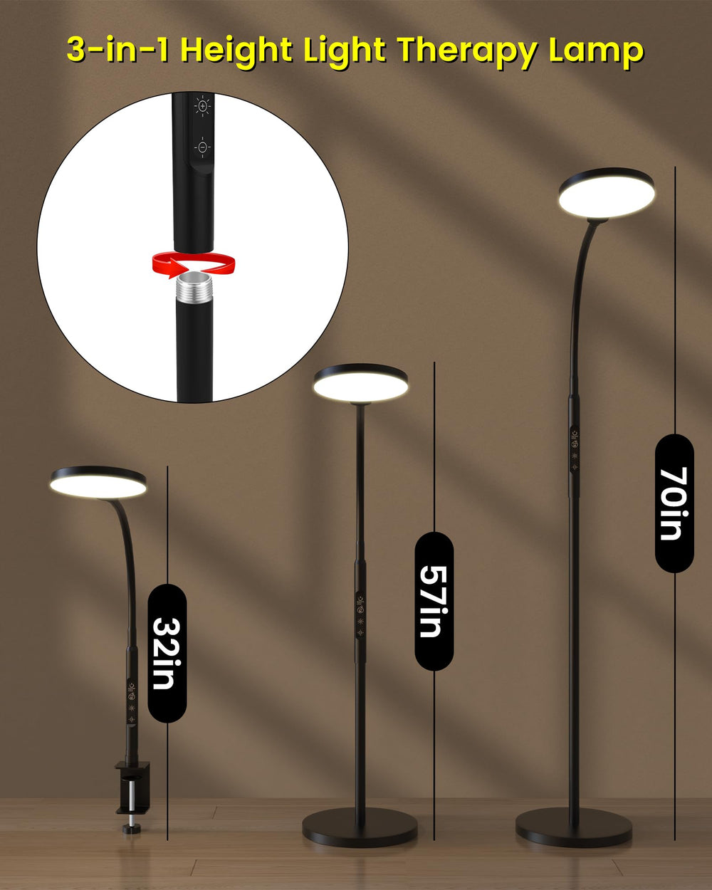 TroupePal brightness levels let you tailor light intensity