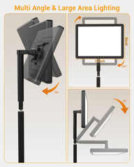 TroupePal color modes provide warm to cool light for different tasks.