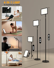 TroupePal compact 4-in-1 design fits floor, desk, or bedside setups.