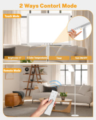 TroupePal UV-free full-spectrum lamp brightens spaces for mornings at home or office.
