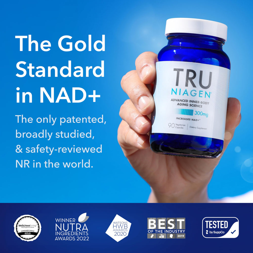 TRU NIAGEN sustainable packaging and eco-friendly visuals