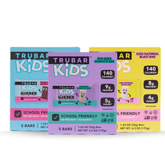 TRUBAR Kids Bars Fudge-Tastic Brownie close-up with rich cocoa chocolate, ideal after-school treat