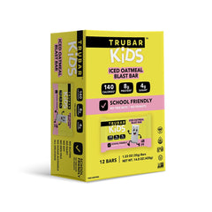 TRUBAR Kids Protein Bars Iced Oatmeal Blast ingredients emphasize plant protein and fiber.